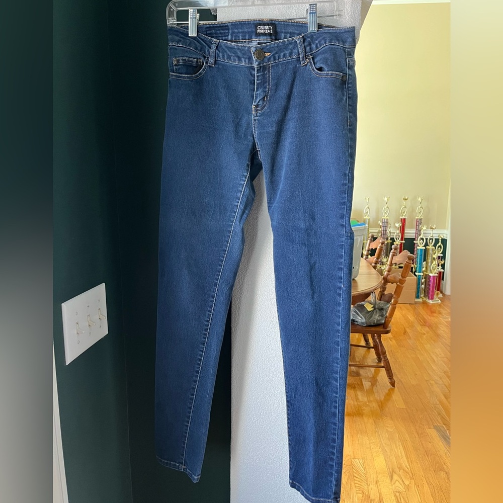 Celebrity Pink Dark Blue Jeans